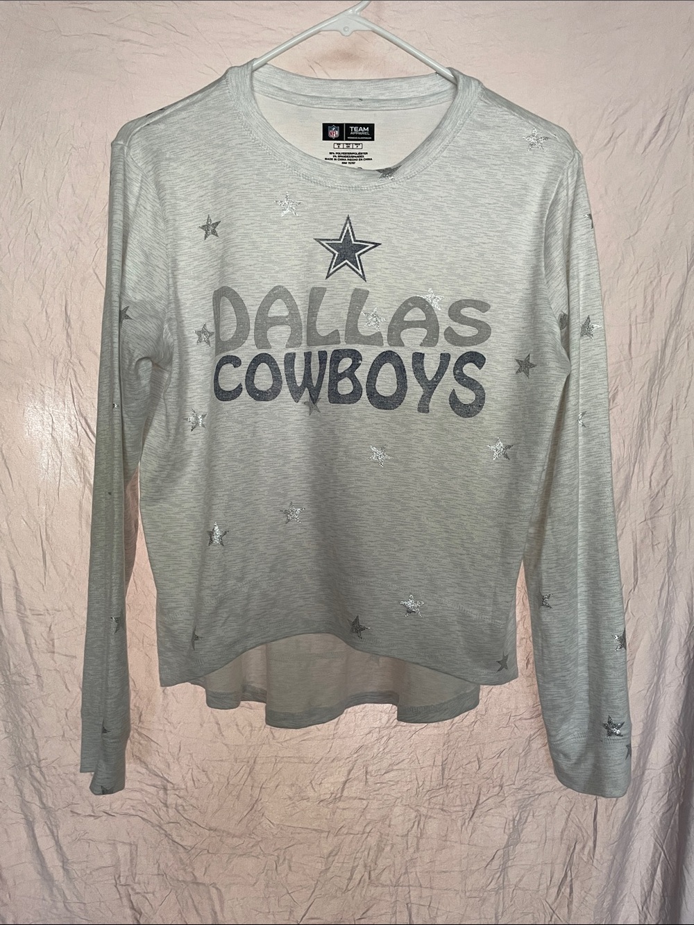 NFL Team - Dallas Cowboys Gray Long Sleeve Team Shirt